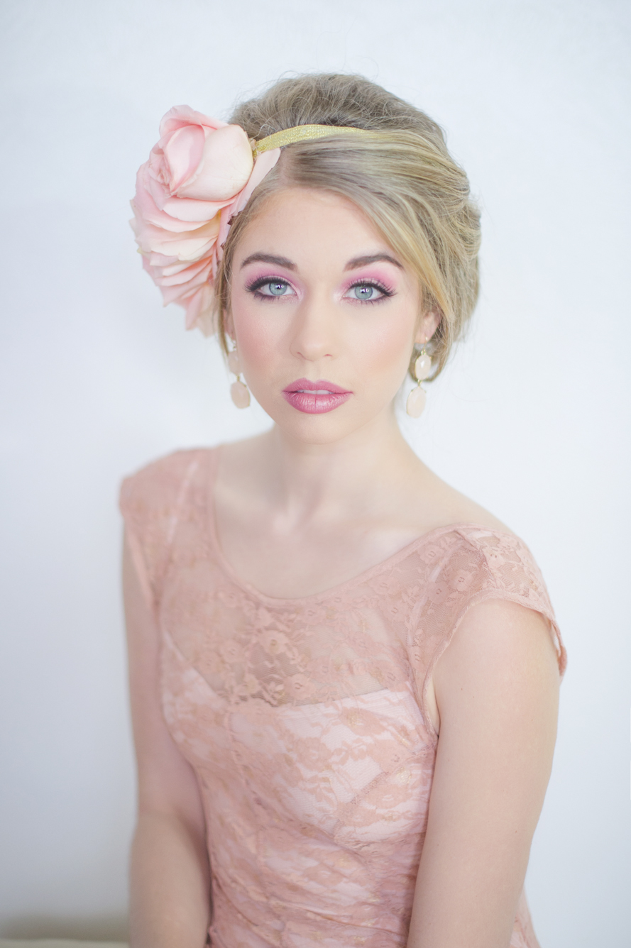 Wintery Pink Bridal Session